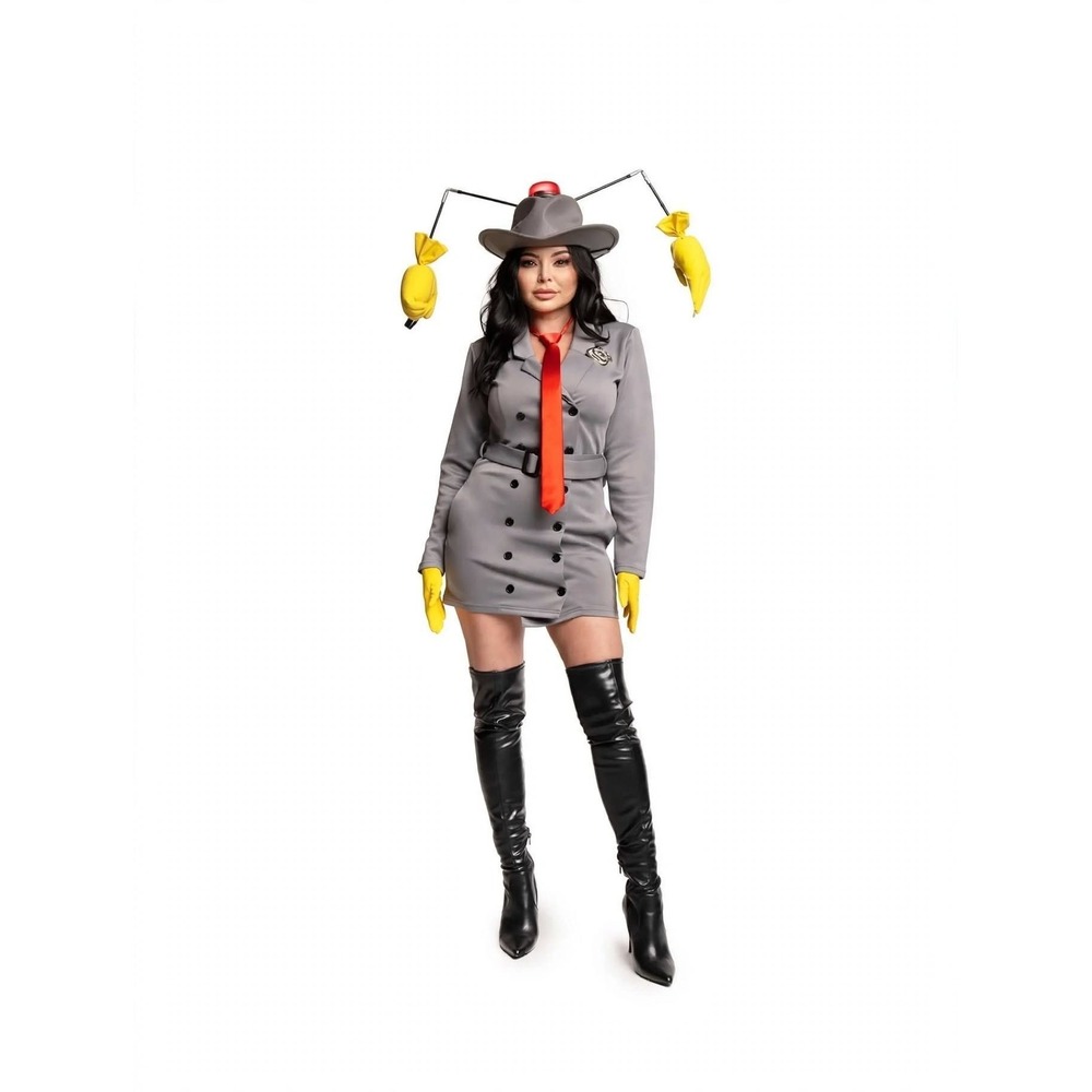 Tipsy Elves Inspector Gadget Dress Medium Halloween Costume